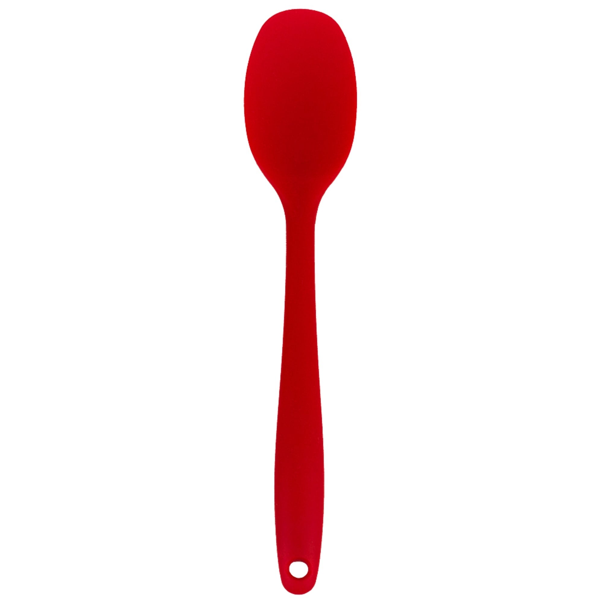 Home Basics Heat-Resistant Silicone Cooking Spoon, Red $3.00 EACH, CASE PACK OF 24