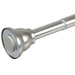 Load image into Gallery viewer, Home Basics Empire 47-72” Adjustable Tension Mounted Straight Steel Shower Curtain Rod, Satin Nickel $12.00 EACH, CASE PACK OF 12