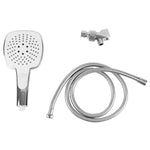 Load image into Gallery viewer, Home Basics Modern Luxury  Handheld 3 Function Shower Massager with 5 FT Hose and Integrated Pause Button, Chrome $12.00 EACH, CASE PACK OF 12
