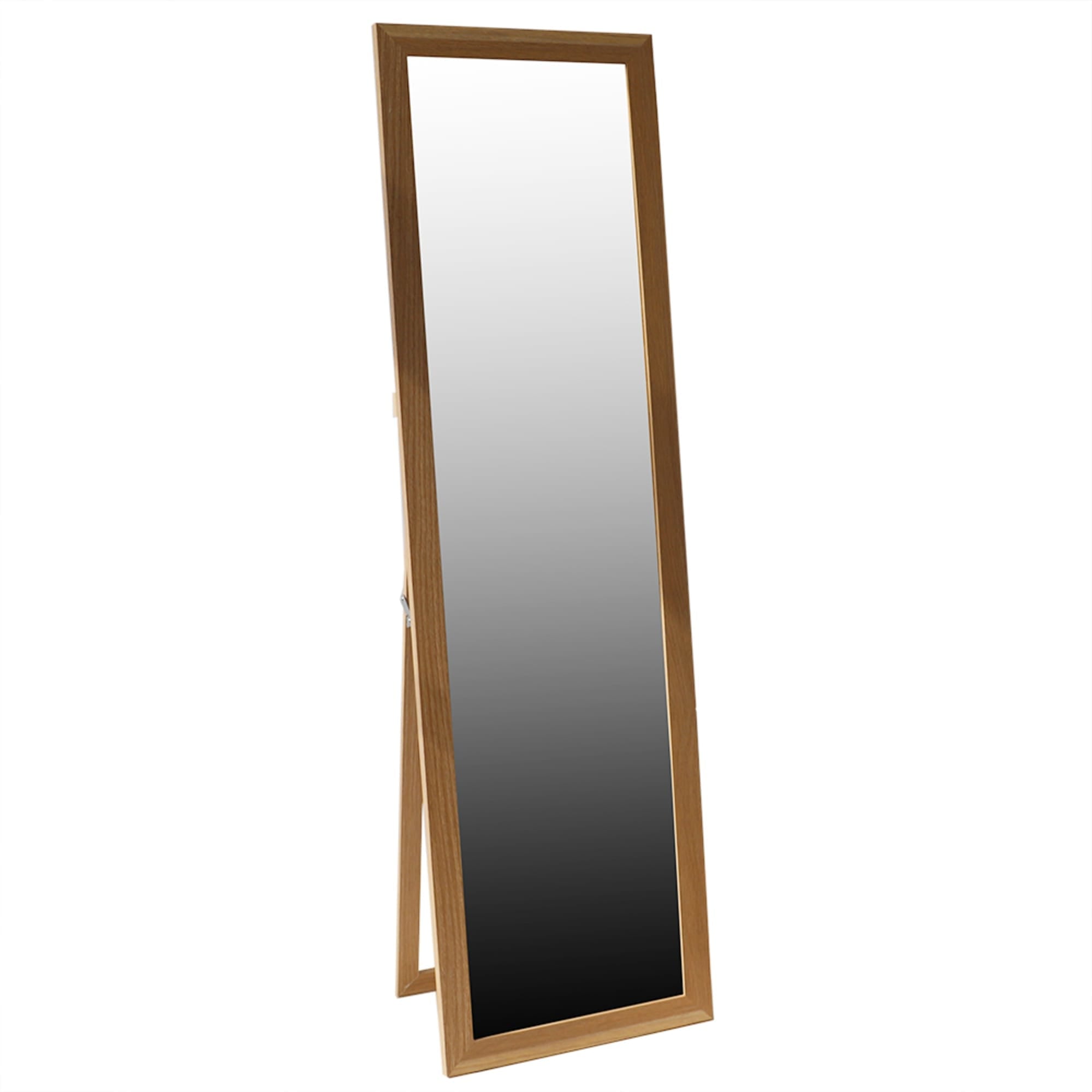 Home Basics Easel Back Full Length Mirror with MDF Frame, Natural $15.00 EACH, CASE PACK OF 6