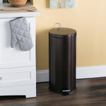 Load image into Gallery viewer, Home Basics 30 Liter Round Waste Bin, Bronze $30.00 EACH, CASE PACK OF 2
