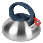 Load image into Gallery viewer, Home Basics Luna 2.7 Lt Zinc Tea Kettle with Soft Grip Handle $15 EACH, CASE PACK OF 6