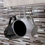 Load image into Gallery viewer, Home Basics 6 Hook Vinyl Coated Under the Shelf Rack, White $2 EACH, CASE PACK OF 12