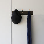 Load image into Gallery viewer, Home Basics 3 Double Hook Wall Mounted Hanging Rack, Brown $8.00 EACH, CASE PACK OF 12
