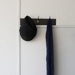 Load image into Gallery viewer, Home Basics 3 Double Hook Wall Mounted Hanging Rack, Brown $8.00 EACH, CASE PACK OF 12