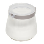Load image into Gallery viewer, Home Basics 37 oz Plastic Flip Top Container, Clear $4.00 EACH, CASE PACK OF 6
