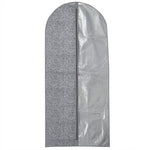 Load image into Gallery viewer, Home Basics Graph Line Non-Woven Garment Bag with Clear Plastic Panel, Grey $3.00 EACH, CASE PACK OF 12
