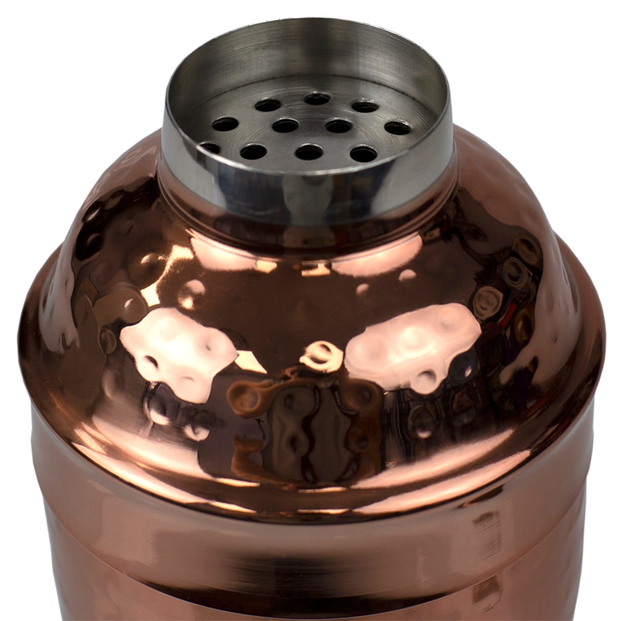 Home Basics 750 ml Hammered Steel Cocktail Shaker, Copper $6 EACH, CASE PACK OF 12