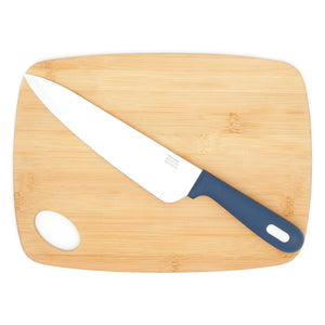 Michael Graves Design Comfortable Grip 8 Inch Stainless Steel Chef Knife, Indigo $4.00 EACH, CASE PACK OF 24