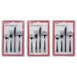 Load image into Gallery viewer, Home Basics 16-Piece Stainless Steel Flatware Set - Assorted Colors