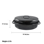 Load image into Gallery viewer, Home Basics Non-Stick Carbon Steel Roaster with Lid $12 EACH, CASE PACK OF 6
