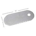Load image into Gallery viewer, Home Basics Anti-Slip Plastic Oval  Bath Mat with Back Suction Cups, Clear $5.00 EACH, CASE PACK OF 12
