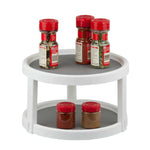 Load image into Gallery viewer, Home Basics 2 Tier Plastic Turntable $5.00 EACH, CASE PACK OF 12

