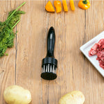 Load image into Gallery viewer, Home Basics Stainless Steel Meat Tenderizer with Plastic Handle, Black $5.00 EACH, CASE PACK OF 12