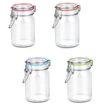 Load image into Gallery viewer, Home Basics Mini Glass Canister - Assorted Colors