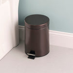 Load image into Gallery viewer, Home Basics 5 Liter Round Waste Bin, Bronze $8.00 EACH, CASE PACK OF 6