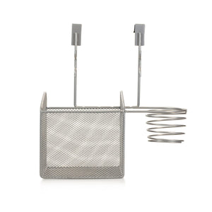 Home Basics Steel Over the Cabinet Hairdryer Organizer, Silver $8.00 EACH, CASE PACK OF 6