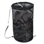 Load image into Gallery viewer, Home Basics Breathable Mesh Collapsible Pop-Up Barrel Hamper - Assorted Colors
