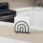 Load image into Gallery viewer, Home Basics Wire Collection Napkin Holder, Black $4.00 EACH, CASE PACK OF 12