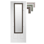 Load image into Gallery viewer, Home Basics Over The Door Mirror - Assorted Colors