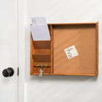 Load image into Gallery viewer, Home Basics Wall Mounted Wood Bulletin Board, Pine $10.00 EACH, CASE PACK OF 12