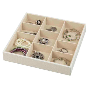 Home Basics 9-Compartment Jewelry Organizer $8.00 EACH, CASE PACK OF 6