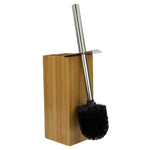 Load image into Gallery viewer, Home Basics Bamboo Toilet Brush Holder $10.00 EACH, CASE PACK OF 6