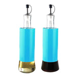 Load image into Gallery viewer, Home Basics Essence Collection 2 Piece Oil and Vinegar Set, Turquoise $5 EACH, CASE PACK OF 12
