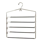 Load image into Gallery viewer, Home Basics 4 Tier Swinging Arm Trouser Hanger with Accessory Hook $5.00 EACH, CASE PACK OF 25
