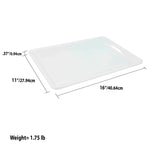 Load image into Gallery viewer, Home Basics 11 x 16 Plastic Cutting Board, White $5 EACH, CASE PACK OF 24