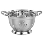 Load image into Gallery viewer, Home Basics 3 QT Deep Colander with High Stability Base and Open Handles, Silver $5.00 EACH, CASE PACK OF 12