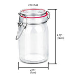 Load image into Gallery viewer, Home Basics Mini Glass Canister - Assorted Colors