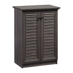 Load image into Gallery viewer, Home Basics 4 Tier Shoe Cabinet with Louvered Doors, Ash $100.00 EACH, CASE PACK OF 1