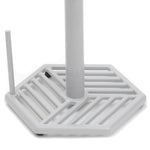 Load image into Gallery viewer, Home Basics Lines Freestanding Cast Iron Paper Towel Holder with Dispensing Side Bar, Grey $10 EACH, CASE PACK OF 3