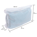 Load image into Gallery viewer, Home Basics Finely Netted Breathable Micro Mesh Intimates Square Laundry Wash Bag with Rust-Proof Zipper Closure, White $3.00 EACH, CASE PACK OF 24

