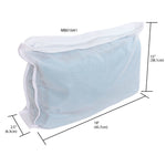 Load image into Gallery viewer, Home Basics Finely Netted Breathable Micro Mesh Intimates Square Laundry Wash Bag with Rust-Proof Zipper Closure, White $3.00 EACH, CASE PACK OF 24