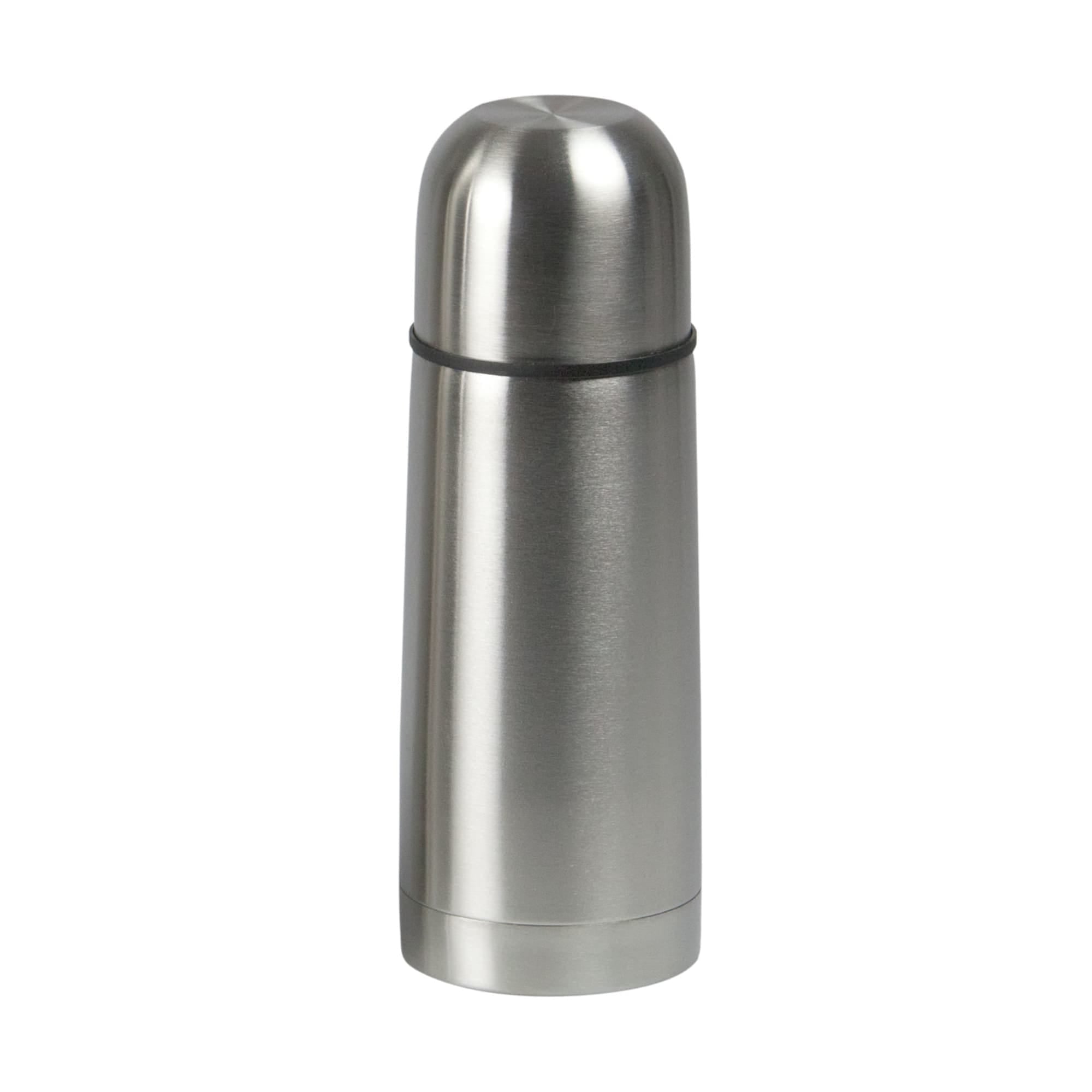 Home Basics 16.9 oz. Stainless Steel Bullet Vaccum Flask, Silver $5.00 EACH, CASE PACK OF 12