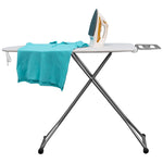 Load image into Gallery viewer, Sunbeam Adjustable Free Standing Ironing Board with Iron Rest, Silver $25.00 EACH, CASE PACK OF 4
