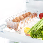Load image into Gallery viewer, Home Basics 14 Egg Plastic Holder with Lid, Plastic $4.00 EACH, CASE PACK OF 12

