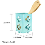 Load image into Gallery viewer, Home Basics Trinity Collection Cutlery Holder, Turquoise $5.00 EACH, CASE PACK OF 12