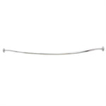 Load image into Gallery viewer, Home Basics Steel Curved Shower Rod, Chrome $15.00 EACH, CASE PACK OF 8
