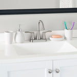 Load image into Gallery viewer, Home Basics 4 Piece Bath Accessory Set, White $10.00 EACH, CASE PACK OF 12