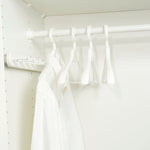 Load image into Gallery viewer, Home Basics Plastic Hangers, (Pack of 4), Timber White
 $5 EACH, CASE PACK OF 12
