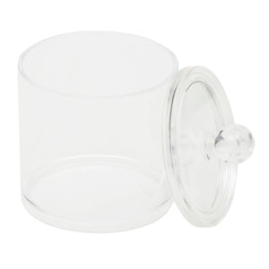 Home Basics Small Plastic Cosmetic Organizer with Lid, Clear $2.50 EACH, CASE PACK OF 12