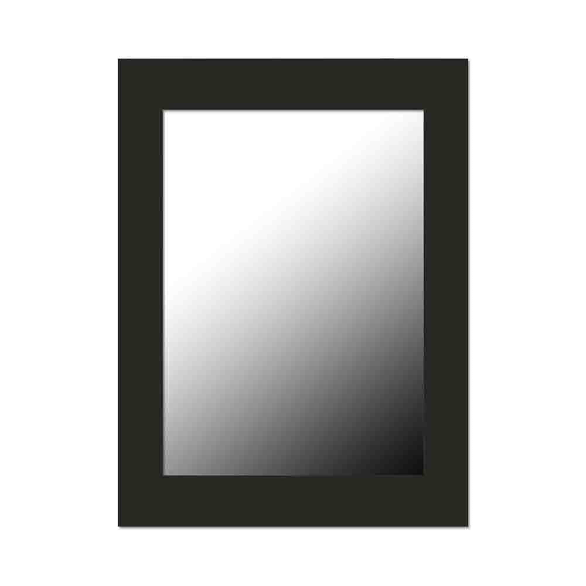 Home Basics Contemporary Rectangle Wall Mirror, Black $5.00 EACH, CASE PACK OF 6