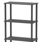 Load image into Gallery viewer, Home Basics 4 Tier Storage Shelf, Grey $40.00 EACH, CASE PACK OF 1
