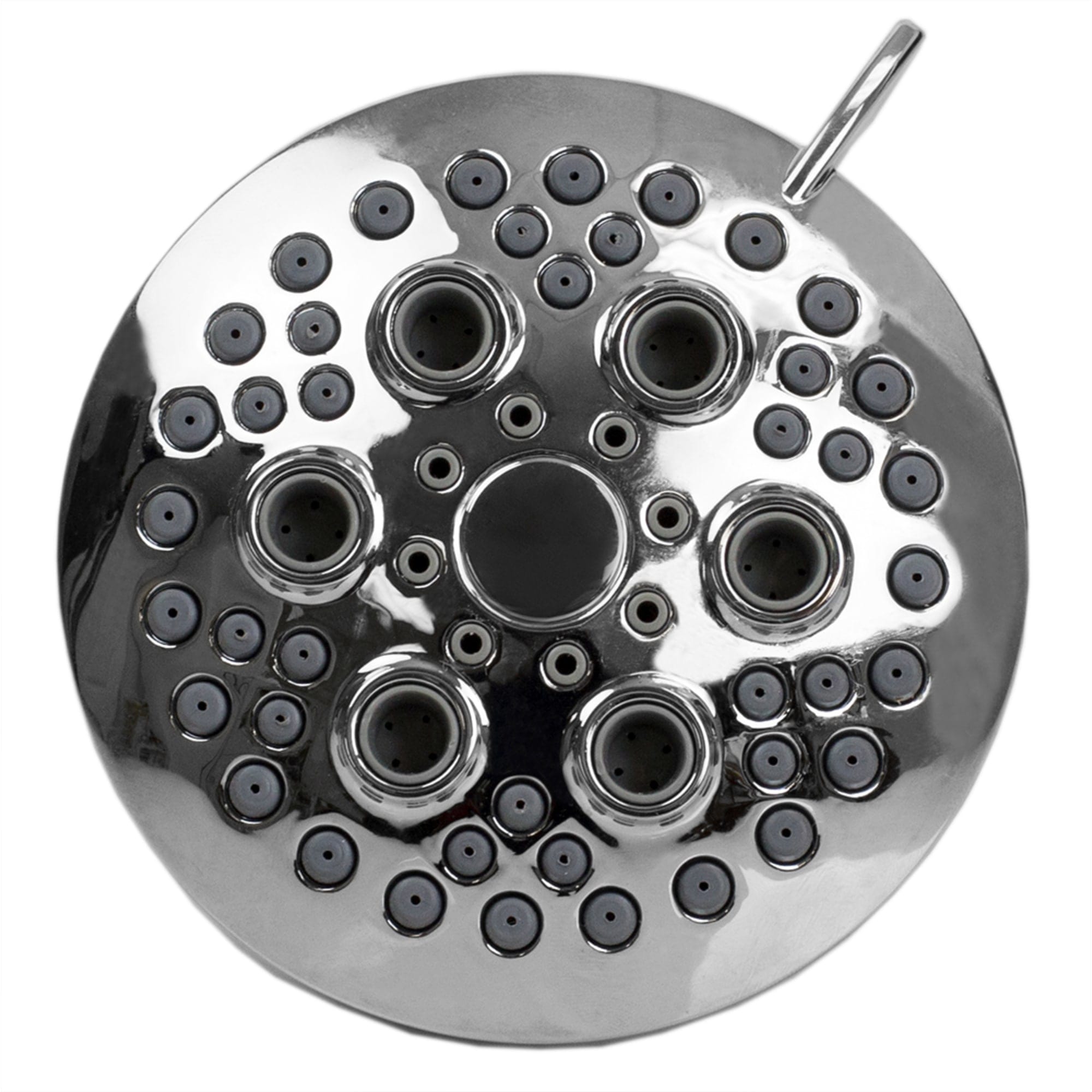 Home Basics Indulge 5 Function Fixed Shower Head, Chrome $6.00 EACH, CASE PACK OF 12