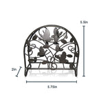 Load image into Gallery viewer, Home Basics Birdsong Collection Steel Napkin Holder, Dark Brown $4.00 EACH, CASE PACK OF 12