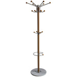 Load image into Gallery viewer, Home Basics Coat Rack with Heavy Duty Marble Base, Natural $25.00 EACH, CASE PACK OF 1
