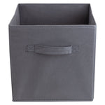 Load image into Gallery viewer, Home Basics Collapsible and Foldable Non-Woven Storage Cube, Charcoal $3.00 EACH, CASE PACK OF 12
